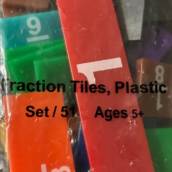 Hand2Mind - FRACTION TILES & CIRCLES SETS (102 pieces) - Picture 10 of 11